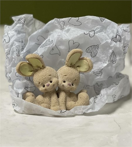 Шоколадная фигура Братцы Зайцы, 9.5х8 см. 10606 - фото 10464