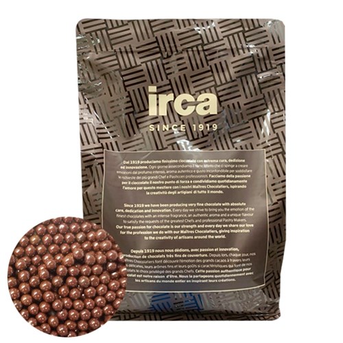 Драже шоколадное Crunchy Beads молочные, хрустящие IRCA 2 кг 13345 - фото 12307