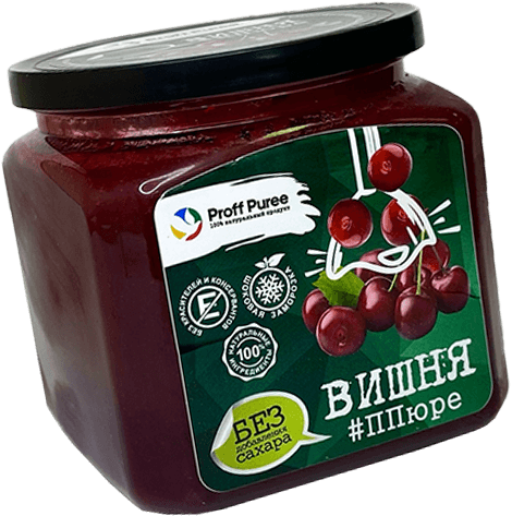 Proff Puree Вишня без сахара 500 гр 14065 - фото 12475