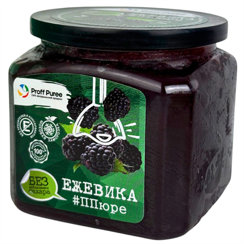 Proff Puree Ежевика без сахара 500 гр. 14066 - фото 12476