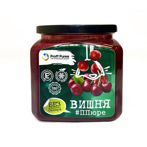 Proff Puree Вишня без сахара 500 гр 16153 - фото 12793