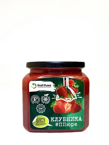Proff Puree Клубника без сахара 500 гр. 16542 - фото 12975