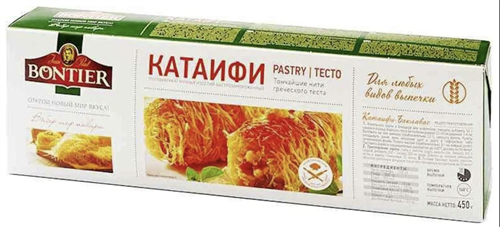 Тесто Катаифи BONTIER, 450 г 16638 - фото 13017
