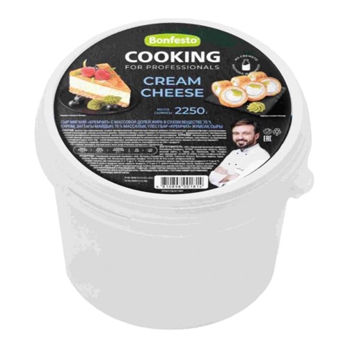 Сыр творожный, CooKing, 2,25 кг 16813 - фото 13124