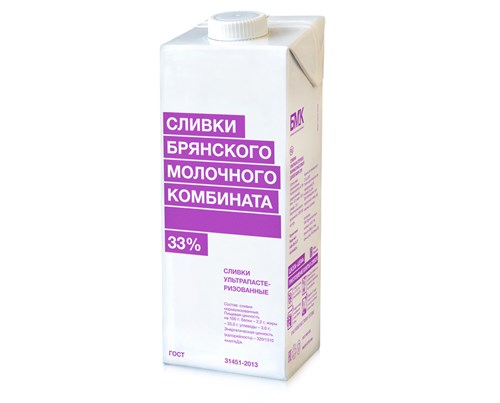 Сливки БМК 33% 1л 16846 - фото 13195