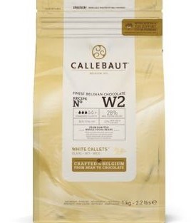 Шоколад белый W2  28%, Callebaut 1 кг W2-2B-U73 - фото 13697