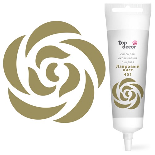 Пищевой краситель гелевый Лавровый лист Top-decor 100г hk69843 - фото 13768