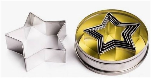 STP65. Форма-резак металлическая ЗВЕЗДА ( 6 шт.) Pavoni STP65 - фото 14182