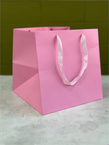 Пакет подарочный для коробок, розовый 30х30х30 см. AMN30303012Pink - фото 14244