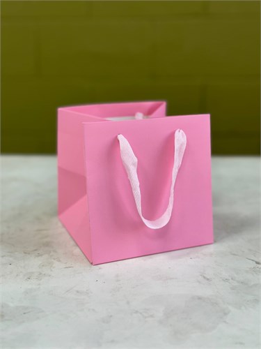 Пакет подарочный для коробок, розовый 25х25х25 см. AMN25252512Pink - фото 14250