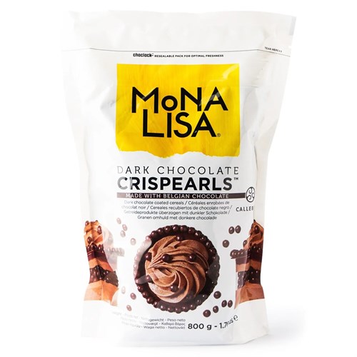 Шоколадные хрустящие шарики Темные Mona Lisa, 800 г CHD-CC-CRISP-02B - фото 14390