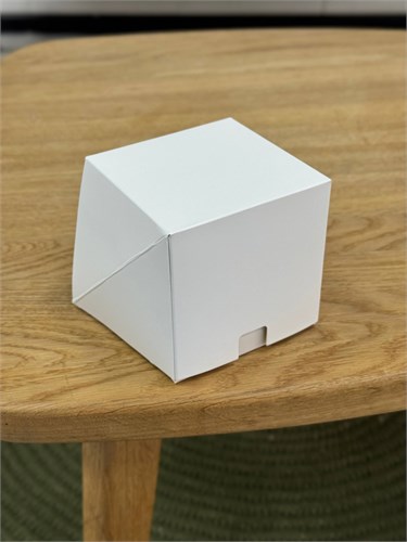 #316 Коробка для десерта (1) белая, 10х10х10 см 19056 - фото 14453