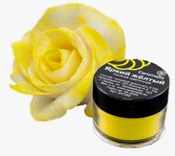 Пыльца кондитерская Яркая желтая Caramella 4 гр 19584 - фото 14573