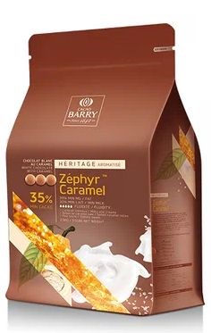 Белый шоколад Zephyr c карамелью Cacao Barry 2,5 кг 19480