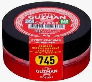 745 Краситель Супер красный жирорастрворимый  5г. Guzman 745