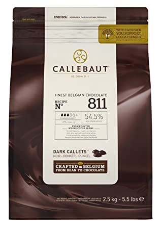 Шоколад темный № 811 54.5%, Callebaut 2.5 кг - фото 4902