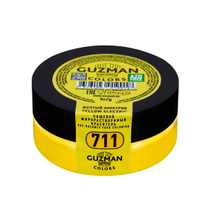 711 Краситель Желтый электрик жирорастрворимый 5г. Guzman - фото 4906
