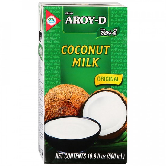 Кокосовое молоко AROY-D 17-19%, 500 мл - фото 5349