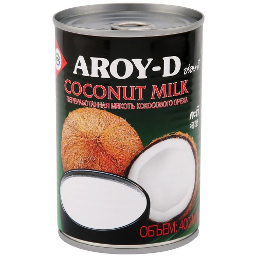 Кокосовое молоко AROY-D 17-19%, 400 мл - фото 5350