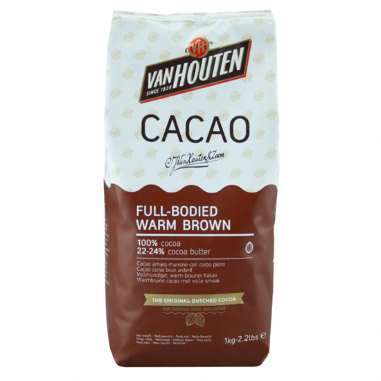 Какао порошок Warm Brown Van Houten, 1 кг. - фото 5807