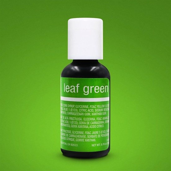 Гелевый краситель водорастворимый Ярко-зеленый Neon Bright Green, Chefmaster 20 г - фото 5853