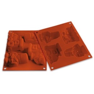 HSF05. Форма силиконовая БЭБИФЛЕКС «Гонки» Silikomart HSF05 - фото 6070