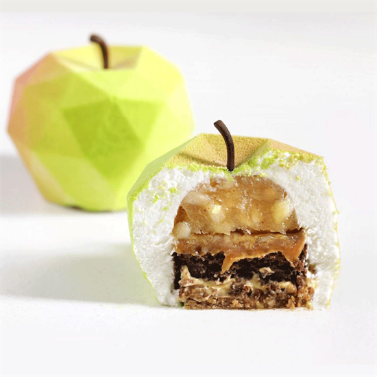 Силиконовая форма для торта Apple by Dinara Kasko - фото 7035