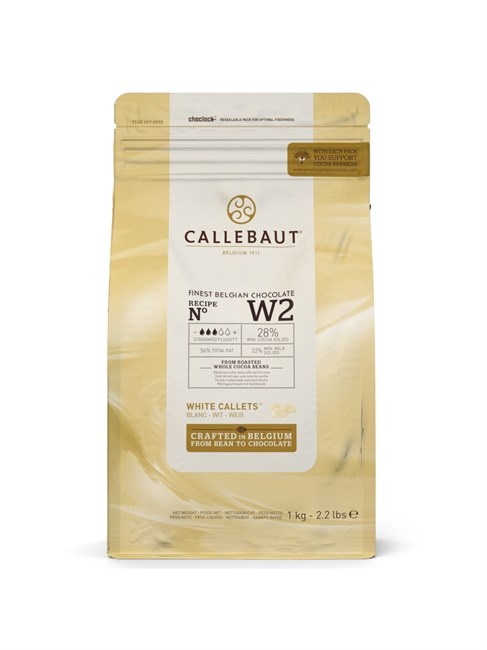 Шоколад белый W2  28%, Callebaut 1 кг - фото 7633