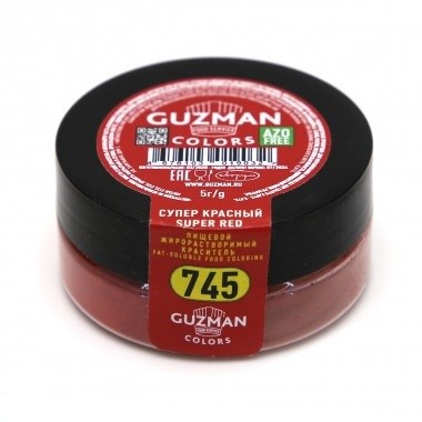 745 Краситель Супер красный жирорастрворимый  5г. Guzman - фото 7805