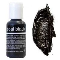 Гелевый краситель водорастворимый Черный уголь Coal Black, Chefmaster 20 г - фото 7817
