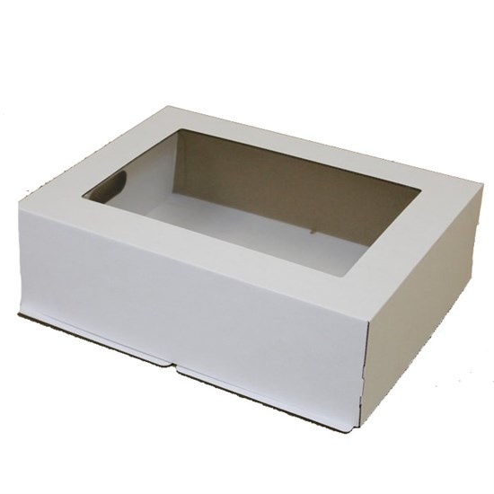 #23 Коробка для торта 60х40х20 см, с окном  - фото 8155