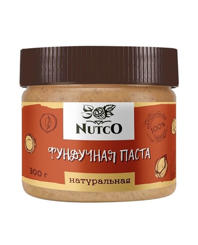 NUTCO Фундучная паста натуральная - 300гр. фун-н-300 - фото 9782