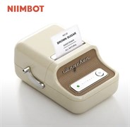 Мини принтер NIIMBOT-B21 для термоэтикеток, Бежевый