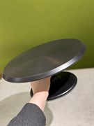 Поворотный стол, диаметр 30 см метал, черный