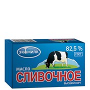 Масло Экомилк сливочное 82.5% 450 г
