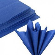 Бумага тишью Синий 70*50 см 40 лист.