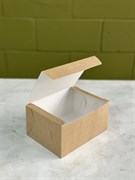 #44 Коробка для пирожных и др. кондитерской продукции без окошка 150*110*75 мм, (крафт)