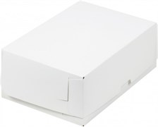 Коробка для тортов и пирожных без окна 200*150*60 мм (белая)
