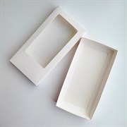 #101 Коробка для шоколадной плитки 180*90*170 мм (белая)