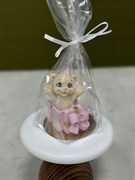 Шоколадная фигурка "Мишка в подарке" (глазурь)