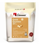 Белый шоколад с карамелью в монетах GOLD QUINTIN 31%, Carma, 1,5 кг.