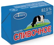 Масло Экомилк сливочное 82.5% 450 г