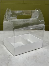 {{photo.Alt || photo.Description || '#179 Коробка для бенто торта и цветов белая 26х18 см.'}}