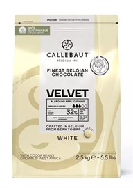 {{photo.Alt || photo.Description || 'Шоколад белый Velvet 32 %, Callebaut 2.5 кг'}}
