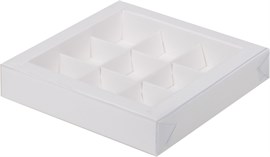 {{photo.Alt || photo.Description || '#107 Коробка для конфет с пластиковой крышкой 155*155*30 мм (9)'}}