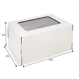 {{photo.Alt || photo.Description || '#14 Коробка для торта 30х40х20 см с окном'}}