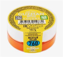 {{photo.Alt || photo.Description || '760 Краситель Желтый водорастворимый, Guzman 10 г'}}
