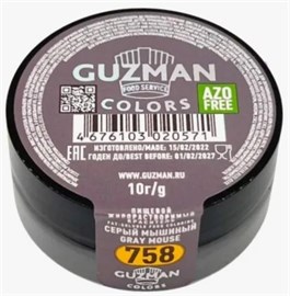 {{photo.Alt || photo.Description || '758 Краситель Серый мышиный - жирорастворимый краситель GUZMAN - 10г'}}
