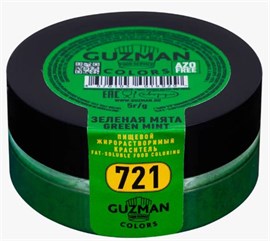 {{photo.Alt || photo.Description || '721 Краситель Зеленая Мята жирорастрворимый  5г. Guzman'}}