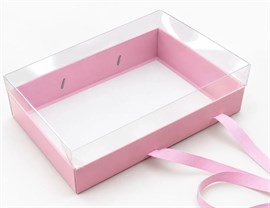 {{photo.Alt || photo.Description || '#156 Коробка для десерта розовая 27х19х9,5 см.'}}